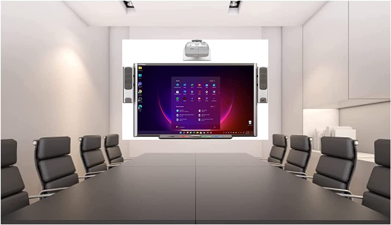 Smart Board, interactive whiteboard in use.