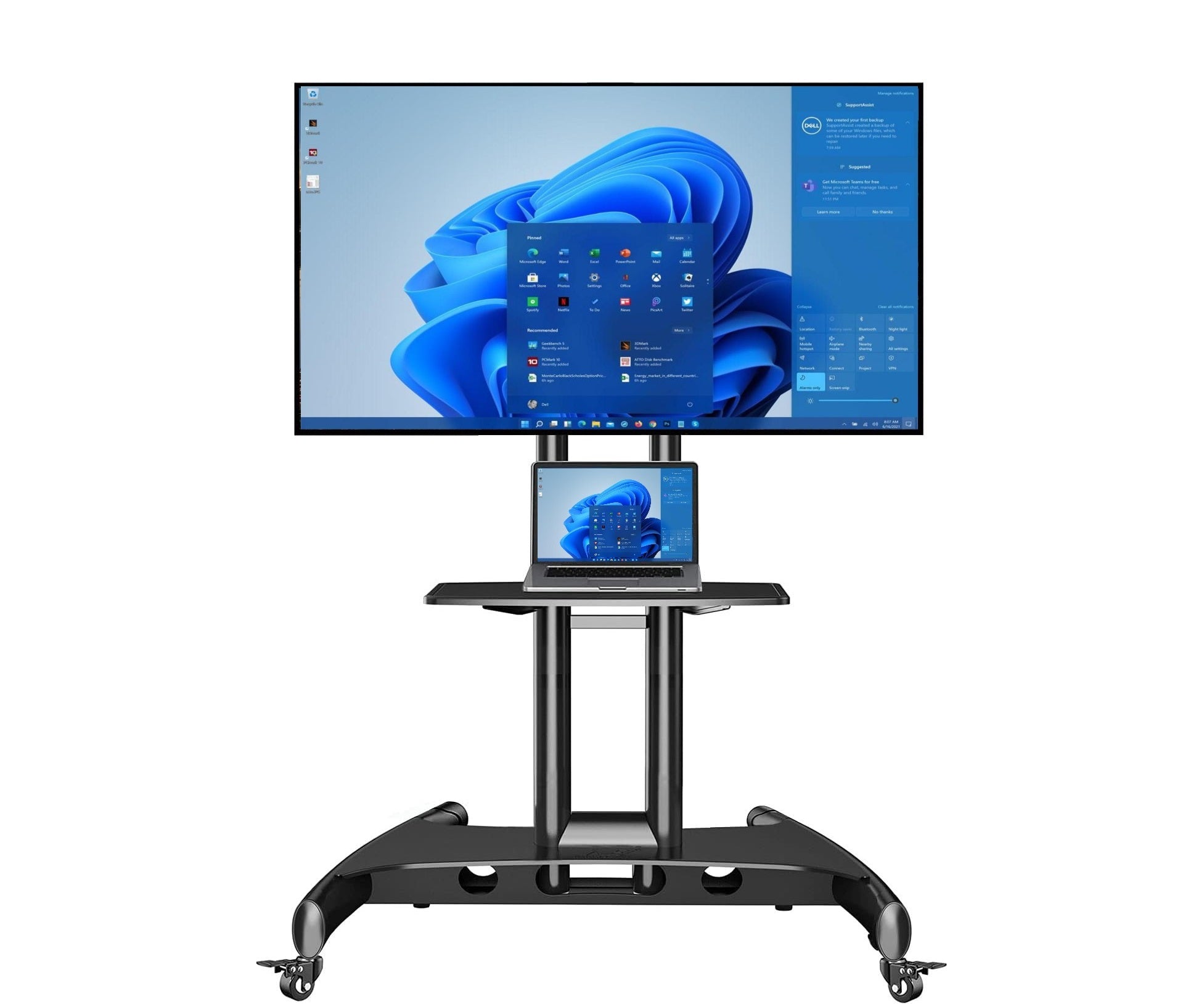 Refurbished _ Dell 65” C6522QT 4K Smart Board for Classroom, – Interactive Smartboard Display with Windows 11