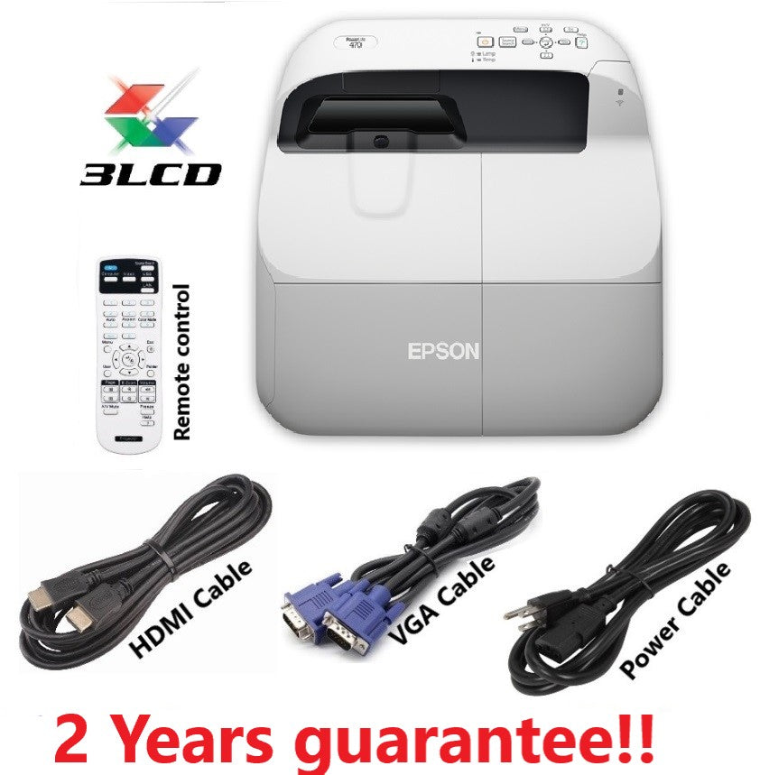 Refurbished Epson Brightlink 470w ultra short throw projector (2 yrs guarantee)