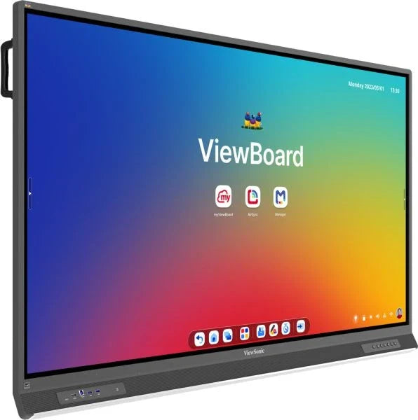 ViewSonic ViewBoard IFP6553-ED-M 65" UHD 4K Touchscreen Commercial Monitor (TAA Compliant)