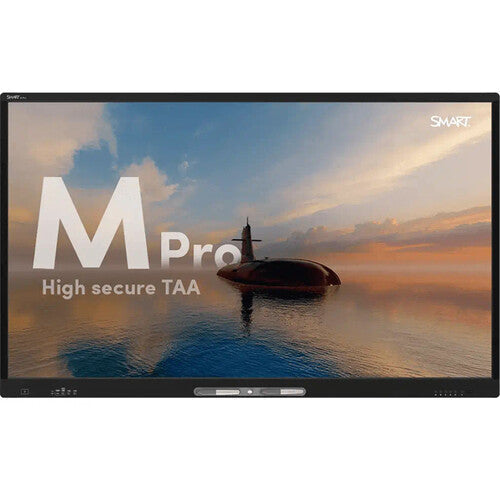 SMART Technologies M486-V5-P M Pro High Secure Series TAA 86" UHD 4K Touch Screen Commercial Monitor - OfficeWonderland