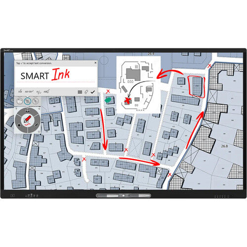 SMART Technologies M486-V5-P M Pro High Secure Series TAA 86" UHD 4K Touch Screen Commercial Monitor - OfficeWonderland