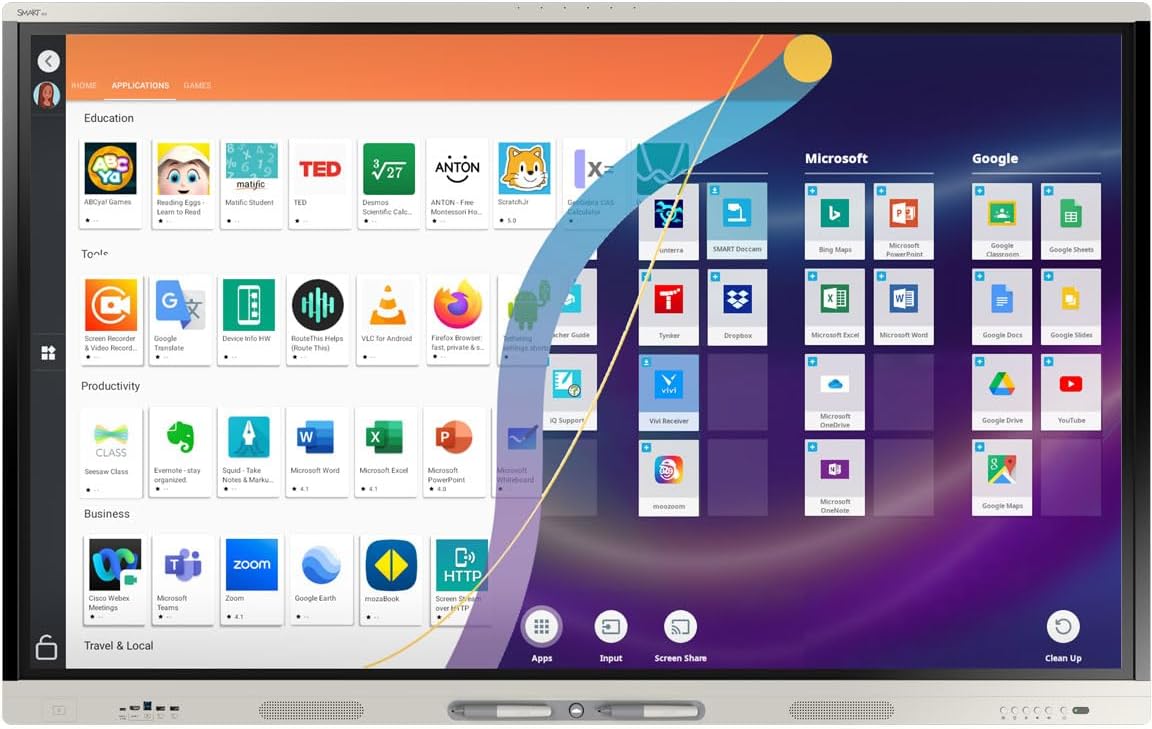 SMART Board MX Series-V5 Pro interactive display with iQ