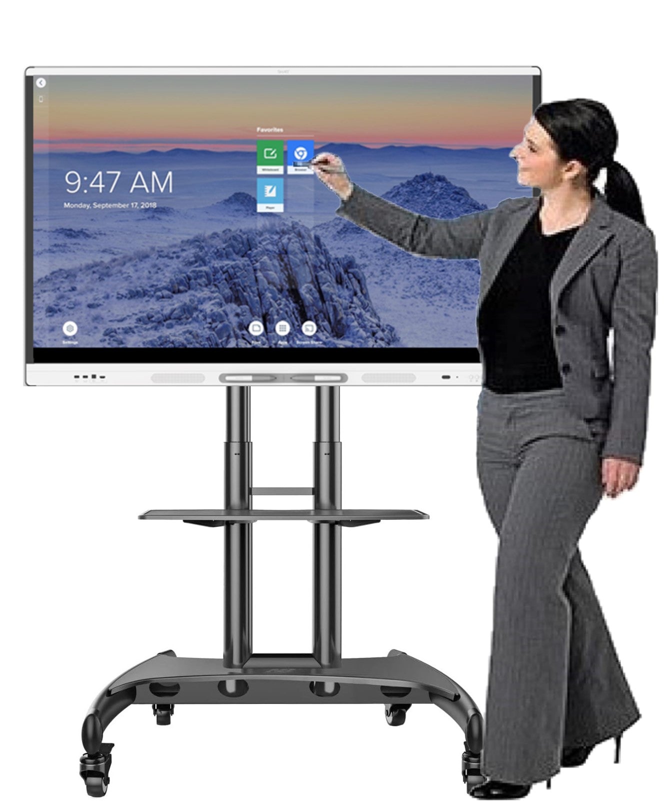 SMART Board MX Series-V5 Pro interactive display with iQ