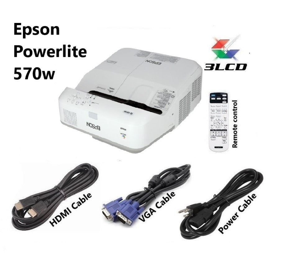 Refurbished Epson Powerlite 570 WXGA 3LCD Projector