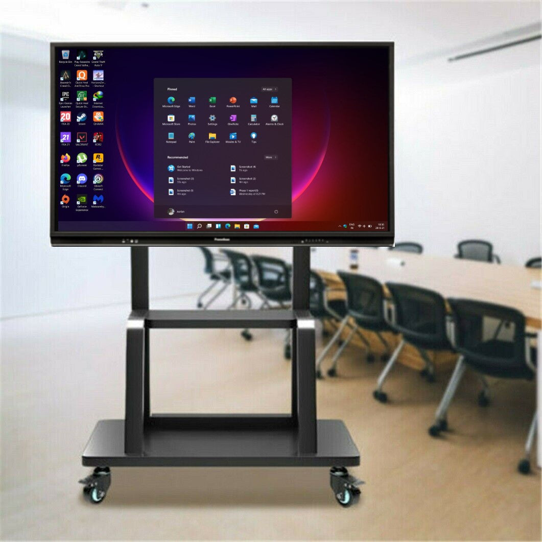 Mobile Floor Stand for Smart Boards and Interactive Whiteboards (2 yrs guarantee)