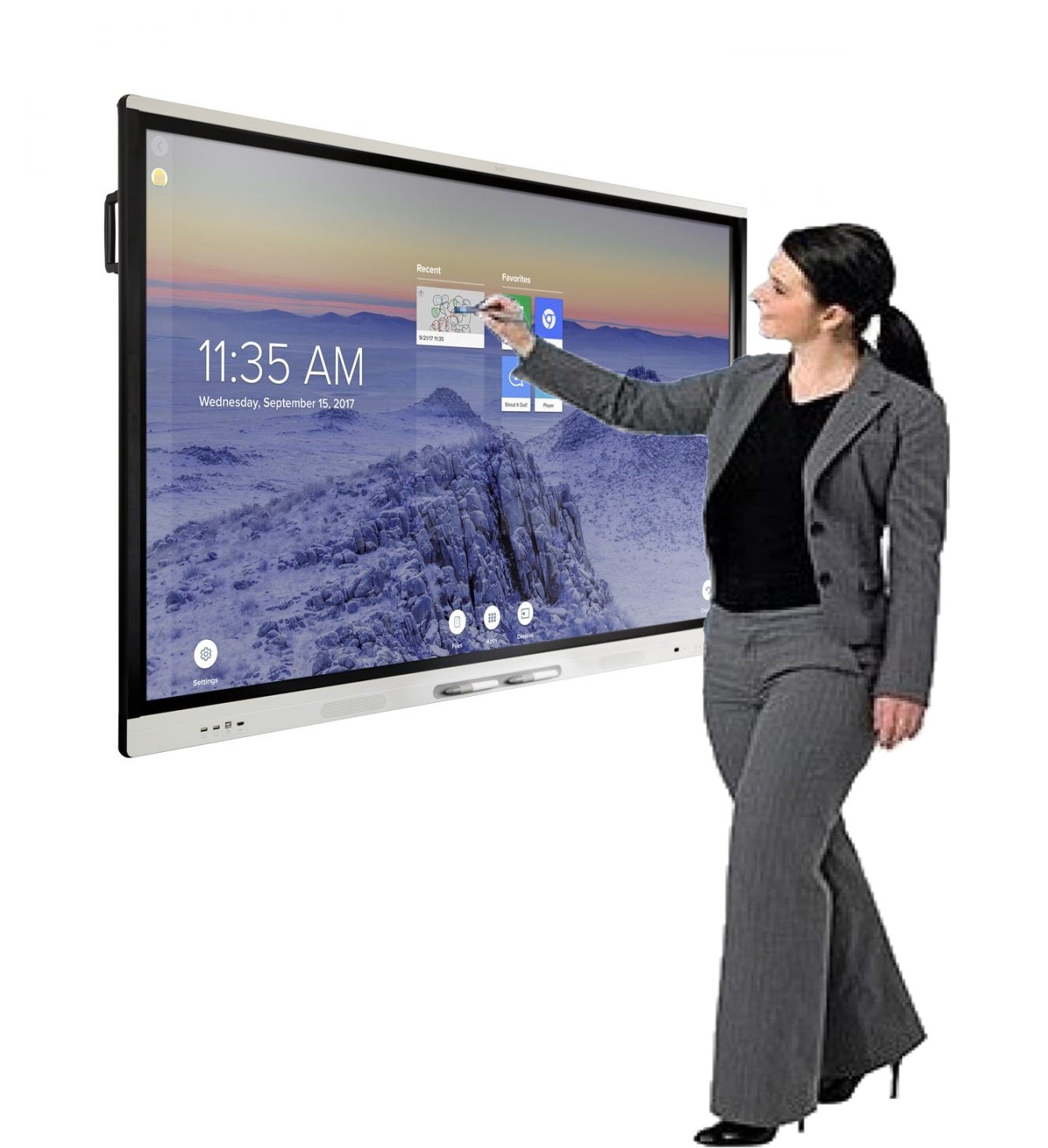 SMART Board MX265-V3 Series Interactive Whiteboard Display for classroom