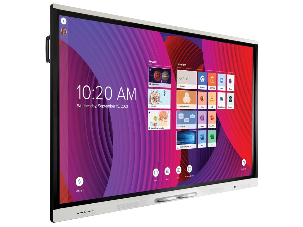 SMARTBOARD MX255-V3 - 55" Interactive Screen w/iQ, 4K UHD LED 60 Hz - OfficeWonderland