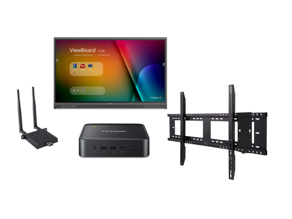 ViewSonic IFP6552-1C-C1 - 65 Viewboard Interactive Screen Bundle