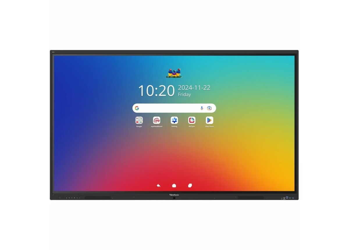 Viewsonic IFP7541 75" 4K 16:9 Android EDLA ViewBoard interactive display with integrated microphone and USB-C