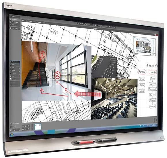 Smart Board, interactive whiteboard in use.