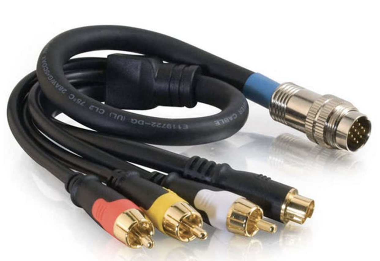 C2G RapidRun RCA Component Video + S-Video Flying Lead
