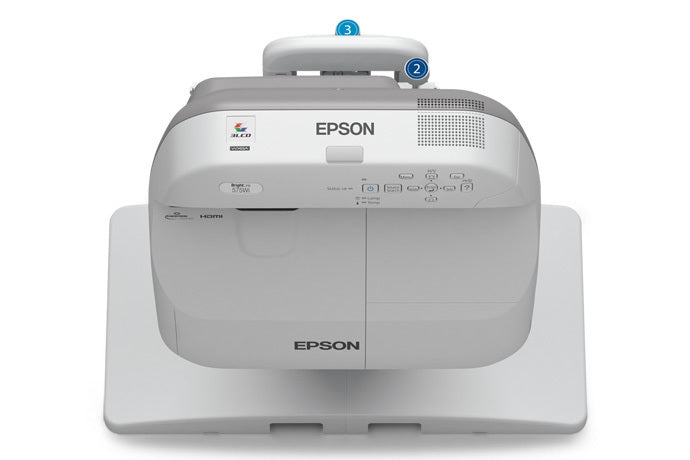 Epson 595Wi Ultra Short Throw 3LCD Projector 3300 Lumens