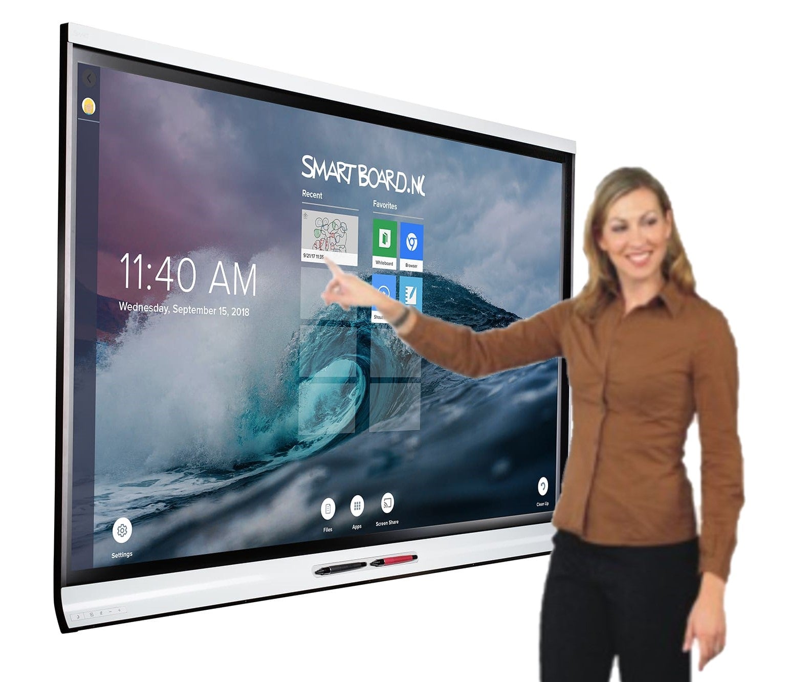 Smart Board SPNL6065 Interactive Whiteboard 65" (Refurbished)