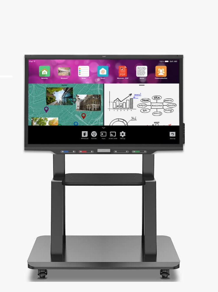 Mobile Floor Stand for Smart Boards and Interactive Whiteboards (2 yrs guarantee)
