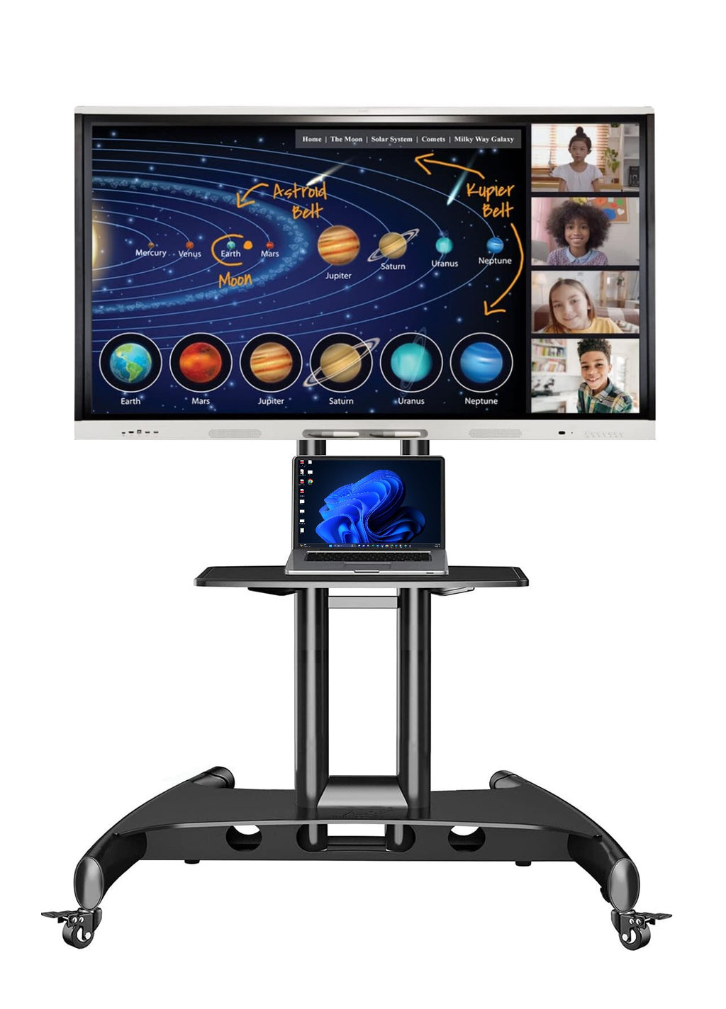 Interactive whiteboard and Smart board for school classroom education