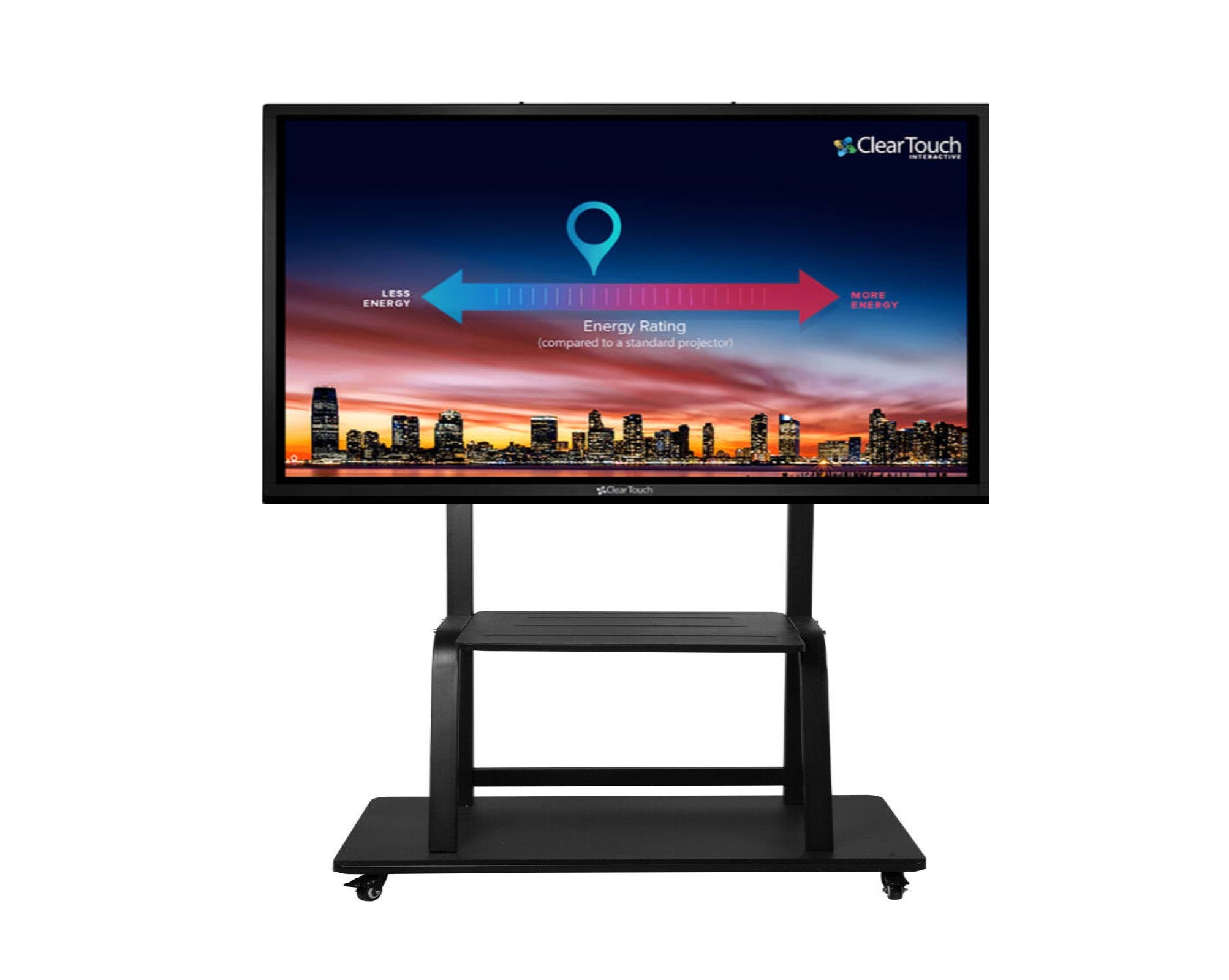 Mobile Floor Stand for Clear Touch 6000 Series Smart Boards Interactive Whiteboards (5 yrs guarantee)