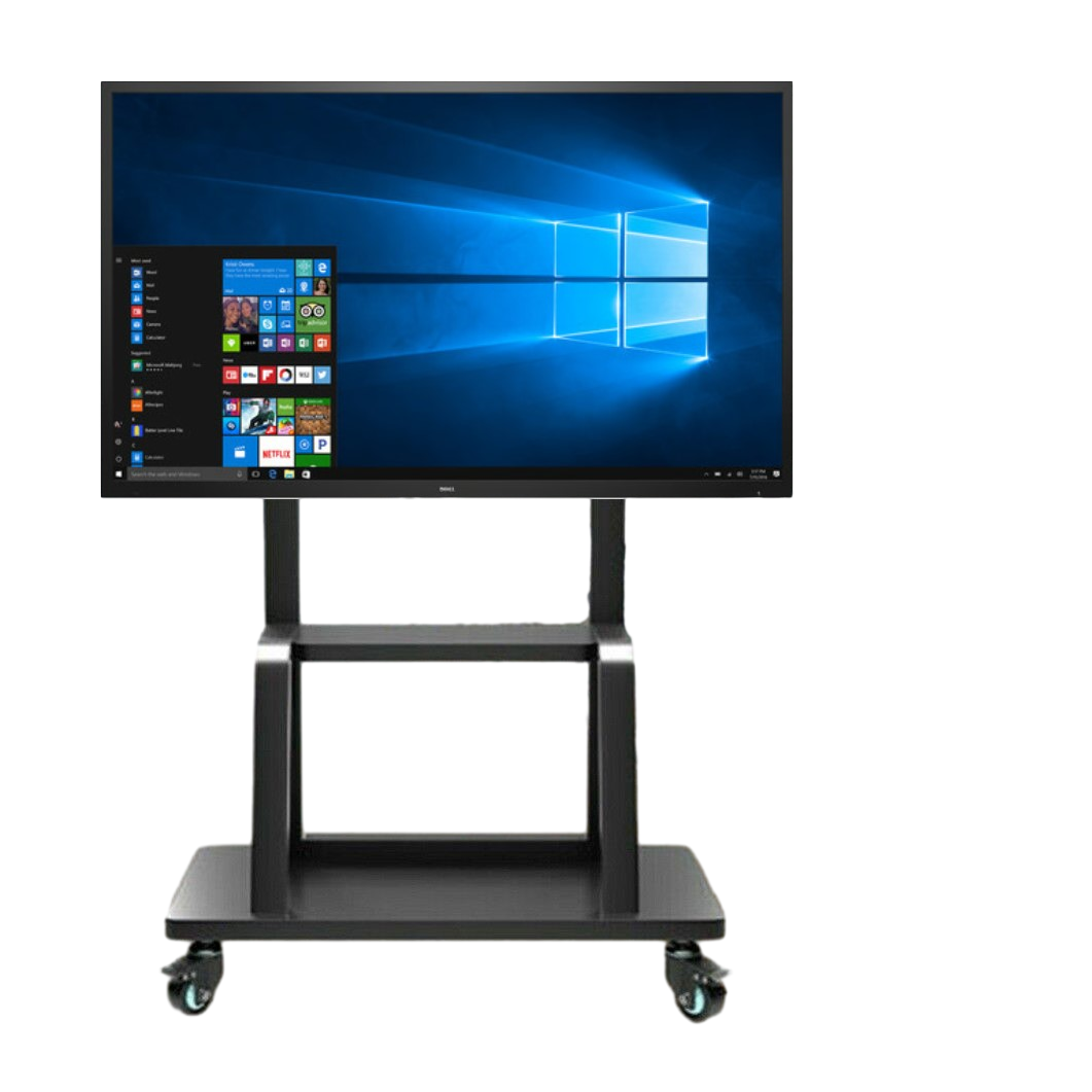 Mobile Floor Stand for Dell Interactive Touch Monitor