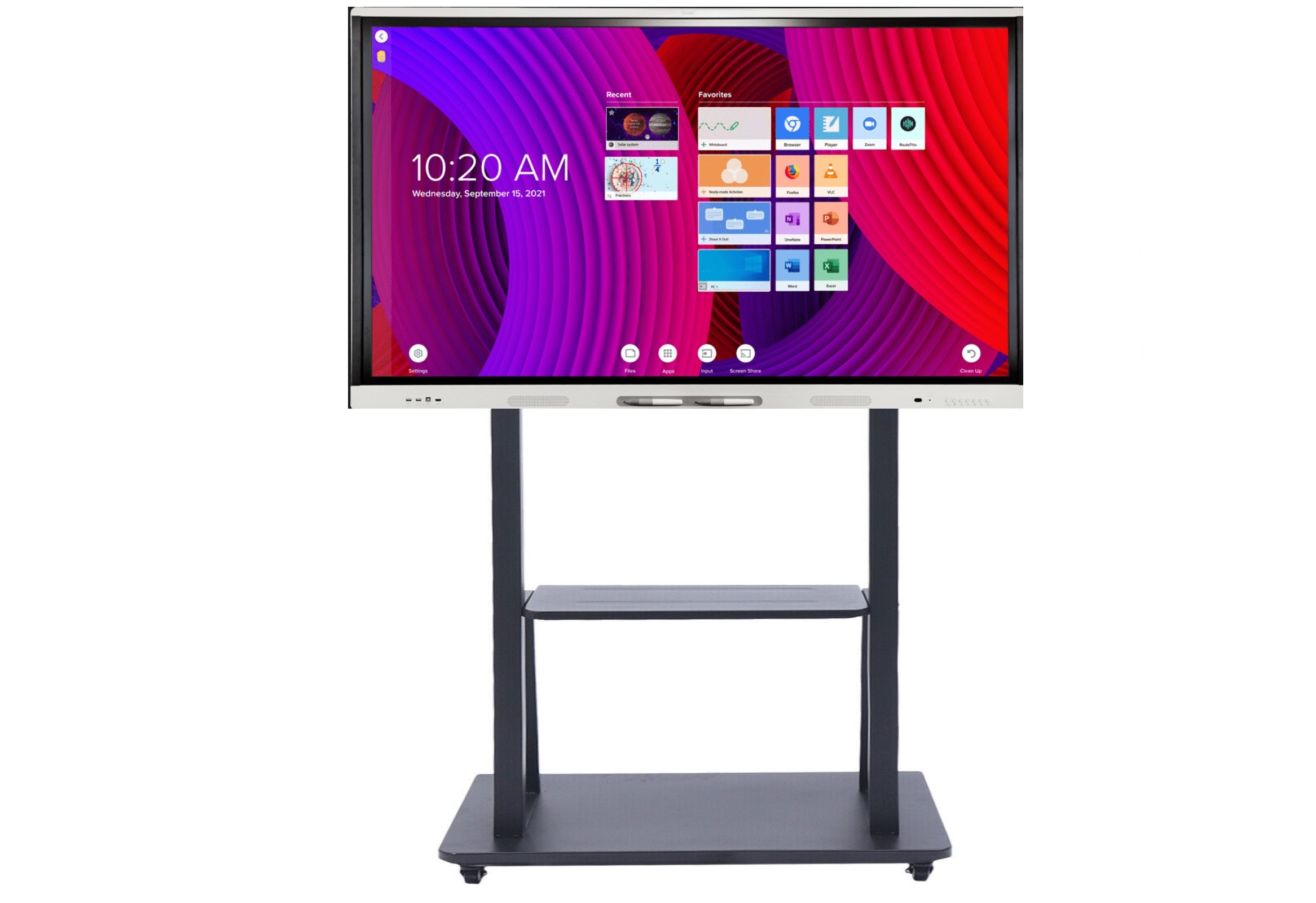 Heavy-Duty Mobile Stand for Smart Technologies  Smart Board Displays