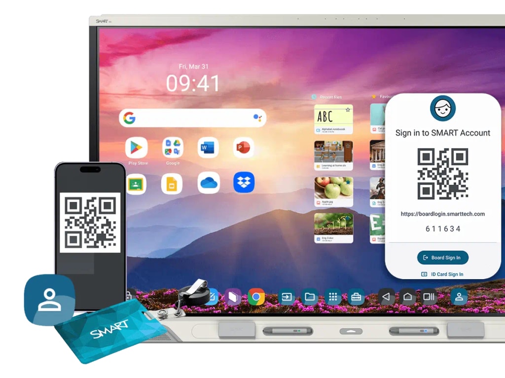 Smart Board RX Series Interactive display with iQ