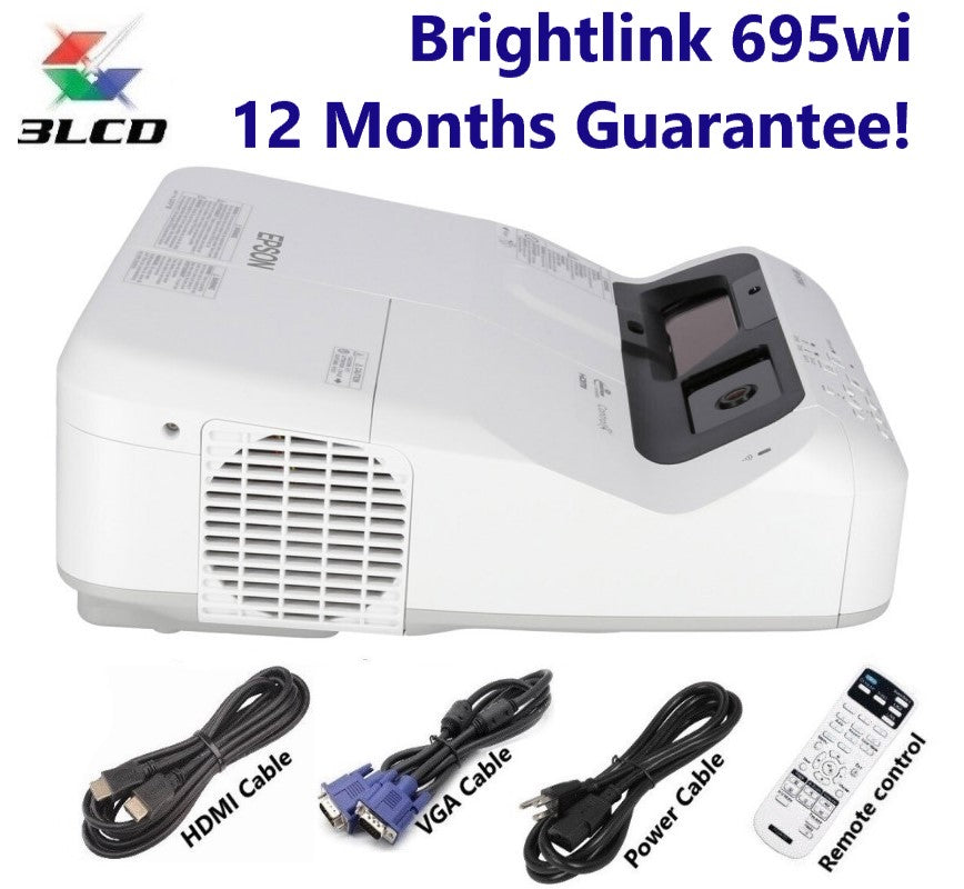 Refurbished Epson BrightLink 695Wi WXGA 3LCD Ultra Short-throw Interactive Display