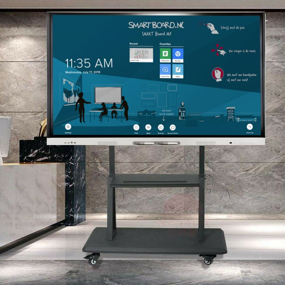 Mobile Floor Stand for Smart Boards and Interactive Whiteboards (2 yrs guarantee)