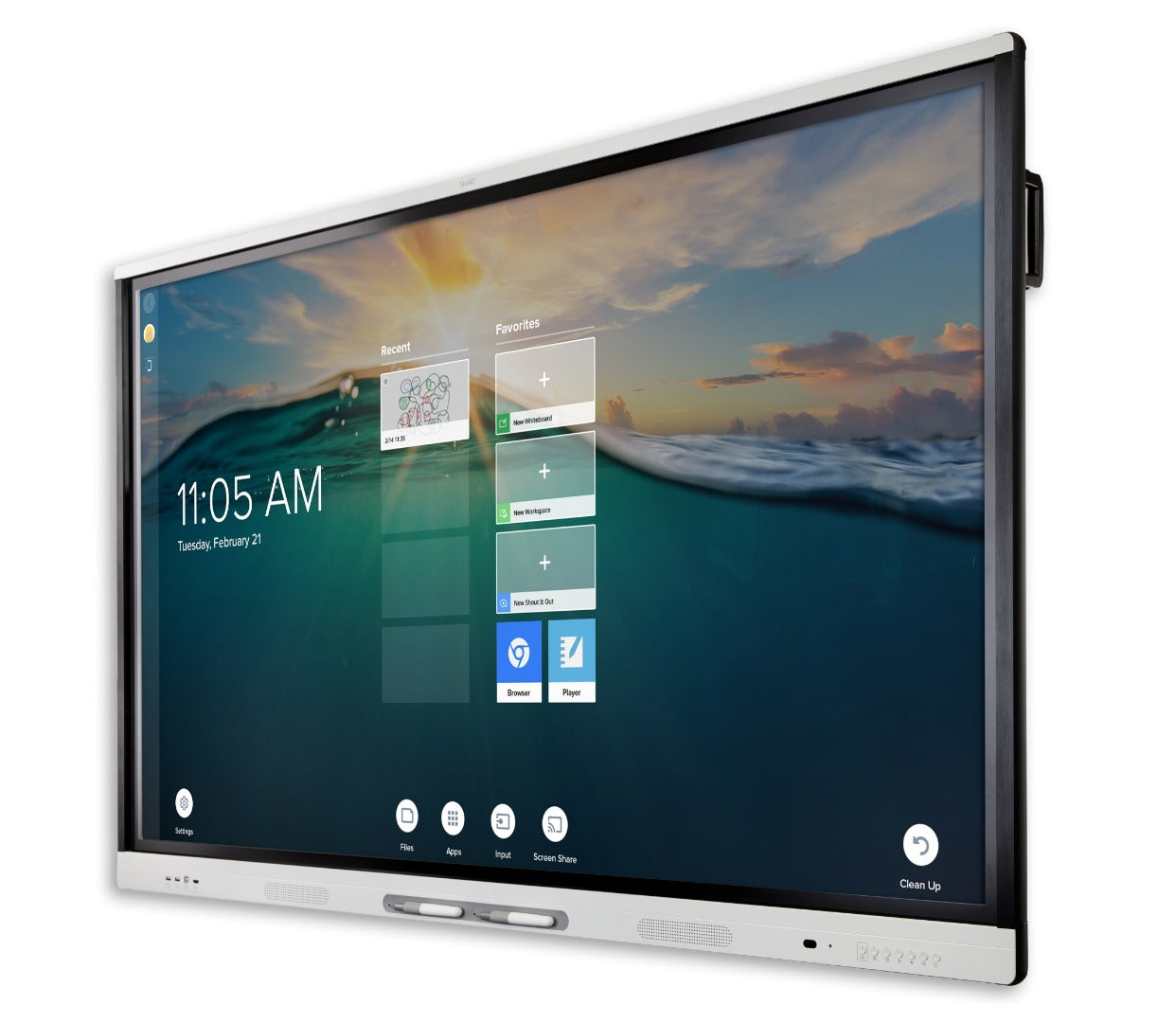 Interactive whiteboard and Smart board for school classroom education