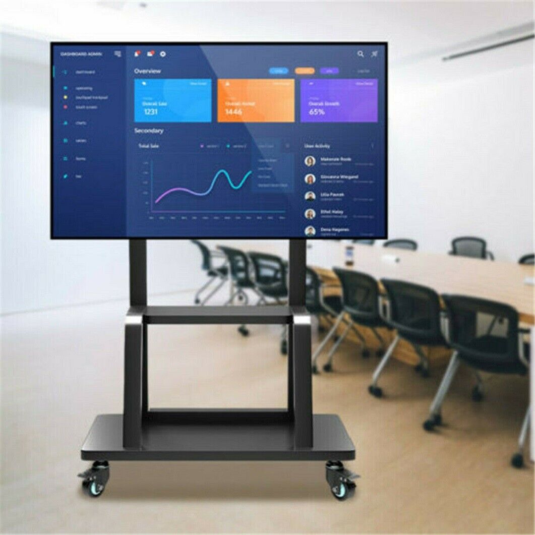 Mobile Floor Stand for Dell Interactive Touch Monitor