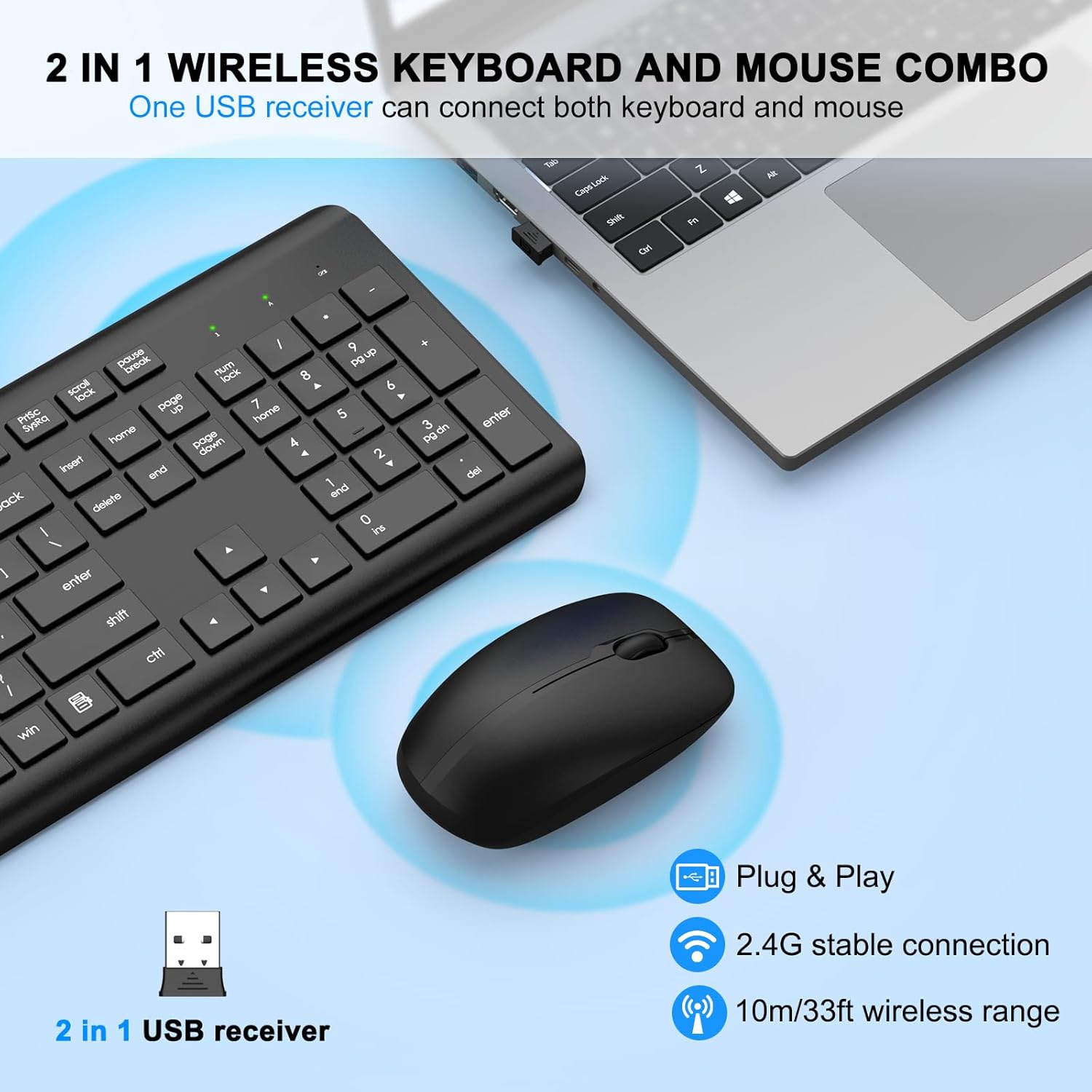 Wireless keyboard/Mouse Combo